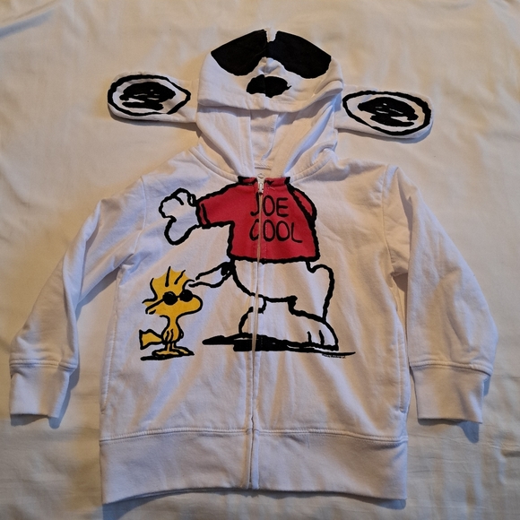 Peanuts Snoopy 4T zip up hoodie unisex floppy ears - Picture 1 of 6